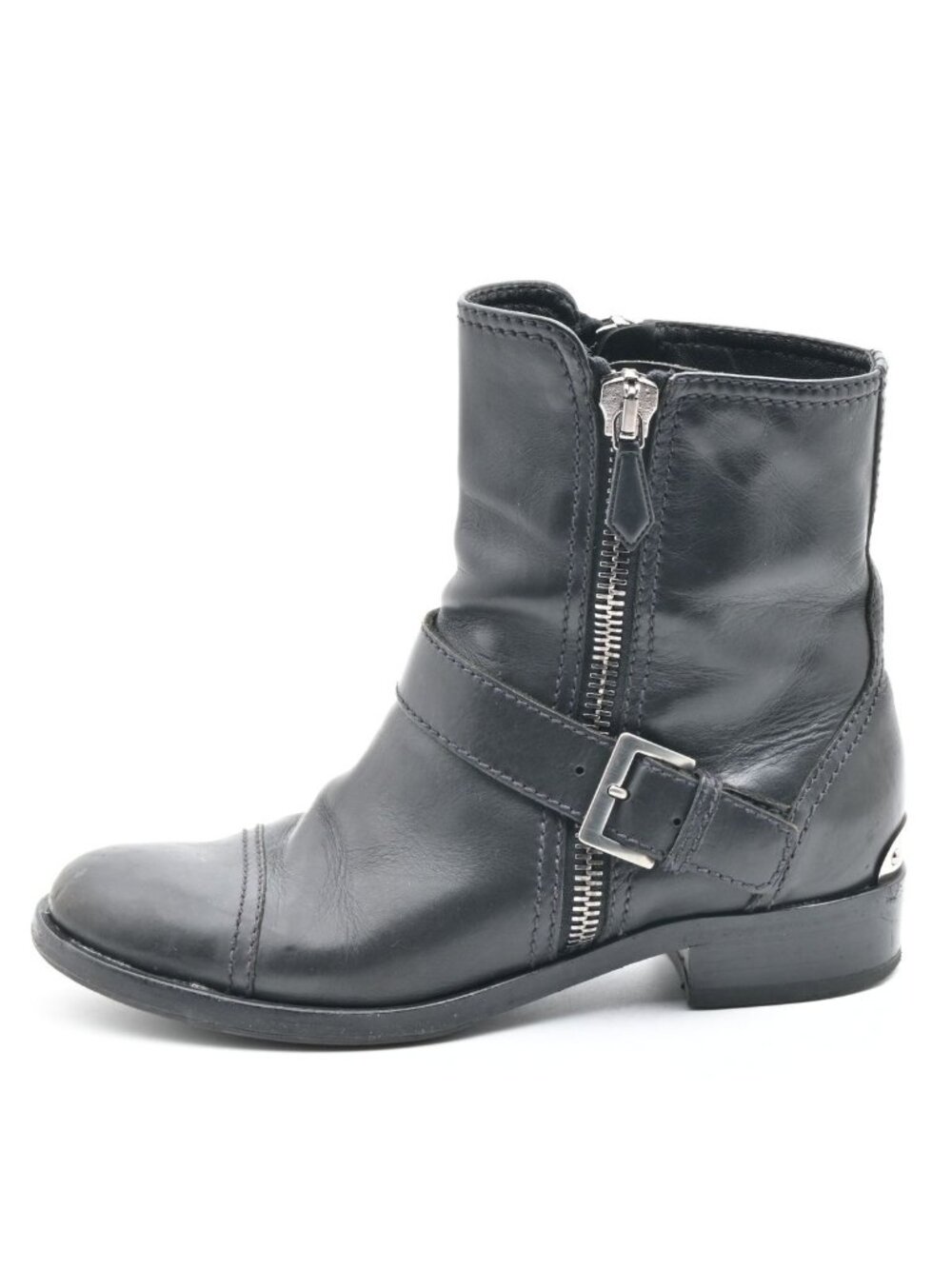 Miu Miu Short Boots Black Leather
